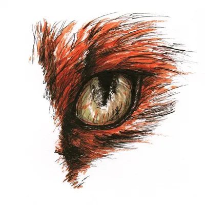 Фото Рыжая лиса с голубыми глазами, by Chiakiro