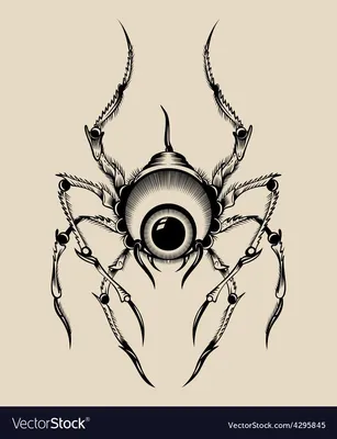 Лицо и глаза паука охотника Стоковое Фото - изображение насчитывающей  деталь, акватических: 213598532