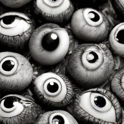Глаза в кучу» — создано в Шедевруме