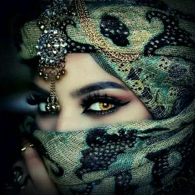 Арабские глаза девушек - 80 фото