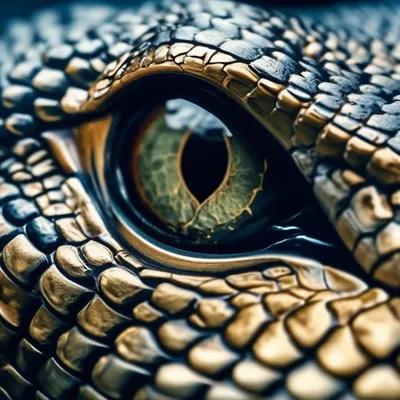 Приближённо мистически глаза змеи …» — создано в Шедевруме