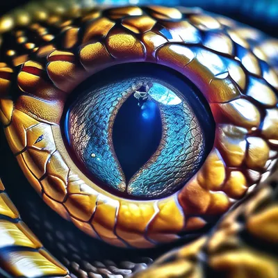 Глаз змеи. внутри вселенная, красиво…» — создано в Шедевруме