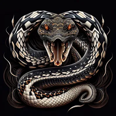 Змеиный глаз нарисованный - 46 фото