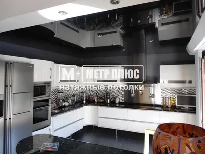 Натяжной потолок на кухне — 17+ фото идей, плюсы и минусы