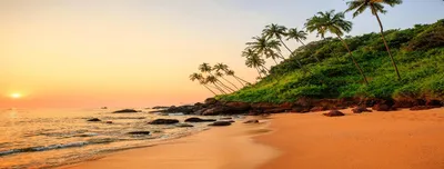 Отзыв о Пляж Кавелоссим (Индия, Южный Гоа) | Замечательное место для  пляжного отдыха, есть всё самое необходимое.