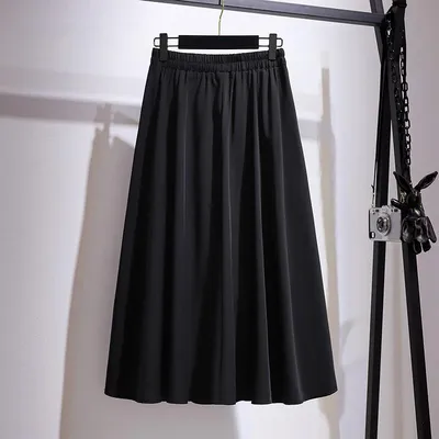 Женские винтажные плиссированные юбки, повседневные шифоновые юбки с  завышенной талией в Корейском стиле, юбки, 18 цветов, осень 2021 |  AliExpress