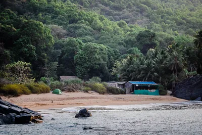 Om Beach In Gokarna Karnataka India High-Res Stock Photo - Getty Images