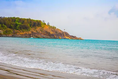 Paradise Beach In Gokarna, India. Beautiful Deserted Landscape With Clean  Sand And Wave. View From The Sea To The Shore. Stock Photo, Picture and  Royalty Free Image. Image 74469847.