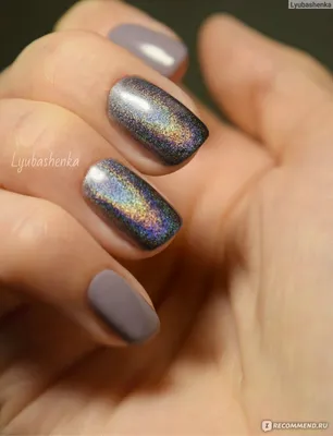 Black nails, holographic nails, black, manicure, чёрный маникюр, чёрные  ногти, голографические ногти | Голографические ногти, Черные ногти, Ногти