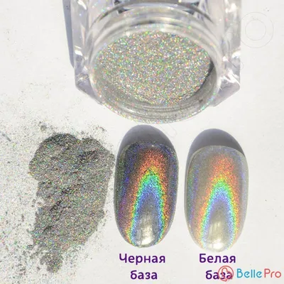 Голографическая втирка для ногтей «Призма» (1 г) в интернет-магазине  BellePro | Купить втирку для ногтей в Москве