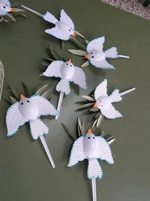 Поделка голубь мира своими руками (83 фото) - шаблоны из бумаги, объемные и  плоские, в детский сад и школу