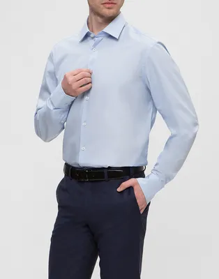 Мужская голубая рубашка Van Laack S130648/715 — Charisma