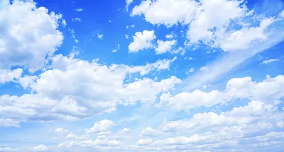 Голубое небо с облаками фото фото