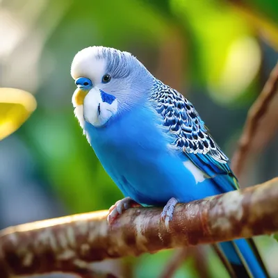 Голубой волнистый попугай фото 70 фото