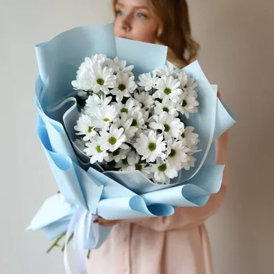 Цветок искусственный декоративный Хризантемы, 45 см, голубой, Y4-3506 в  Серпухове: цены, фото, отзывы - купить в интернет-магазине Порядок.ру