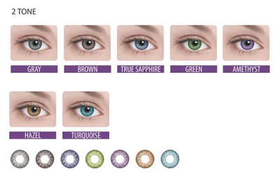 Купить корейские цветные контактные линзы