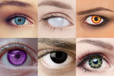 КОРЕЯ ОРИГИНАЛ Линзы цветные для глаз многоразовые годовые контактные