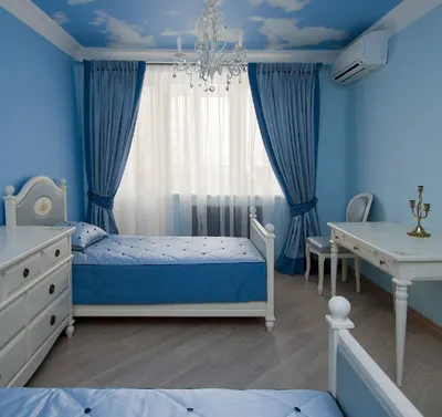 Купить недорого голубые шторы в Витебске для спальни, кухни, зала