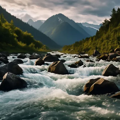 Природа горные реки - 70 фото