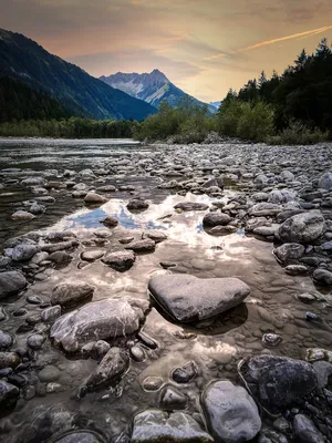 Горная река - 76 фото