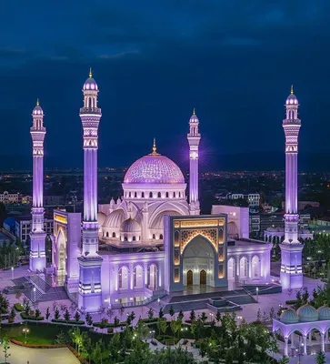 Мечеть «Гордость мусульман» имени пророка Мухаммеда. Шали, Чеченская  Республика, Россия | Пикабу