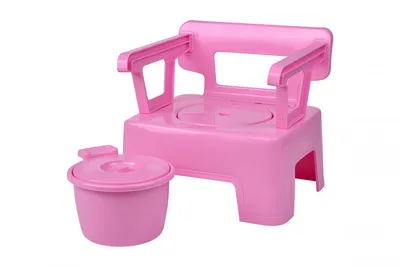 Горшок-стульчик Пластишка Розовый купить по цене 2490 ₸ в интернет-магазине  Детский мир