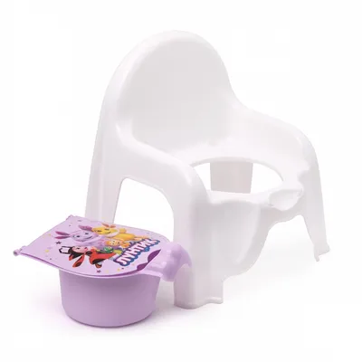 Горшок-стульчик пластиковый детский с крышкой розовый Альтернатива :  Торговый дом Сибирь