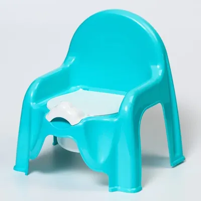 Горшок-стул пластиковый детский 325*300*345 мм крышка светло-желтый  Альтернатива (1/6)
