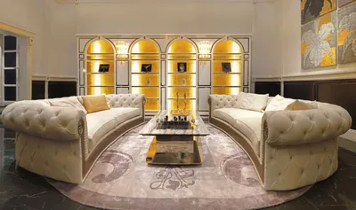 синяя гостиная с двумя желтыми диванами Иллюстрация штока - иллюстрации  насчитывающей удобно, ковер: 232251839