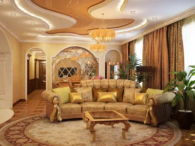 Золотая гостиная – элегантный дизайн и правила сочетания – Газета \"Право\"