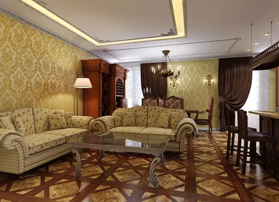 Гостиная золотого цвета - элегантный и уютный дизайн (фото + видео)