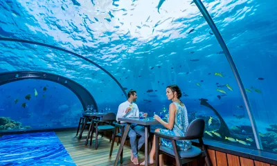 Подводный отель с рестораном: жемчужина Мальдив