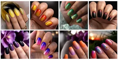 Ombre Gradient / Омбре Градиент / Manicure - YouTube