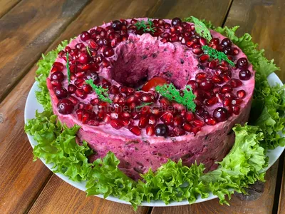 Салат \"Рубиновый браслет\" - пошаговый рецепт с фото на Повар.ру
