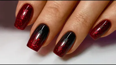 Garnet Manicure / Nail Design Ideas / Гранатовый Маникюр / Идеи Дизайна  Ногтей - YouTube