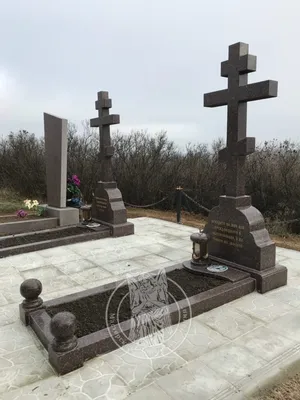 Православные кресты из гранита на могилу. Заказать из камня