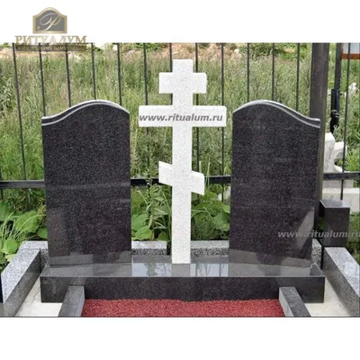 Памятник в виде креста из гранита КГ-10 заказать в Минске по выгодной цене  | Амадеус
