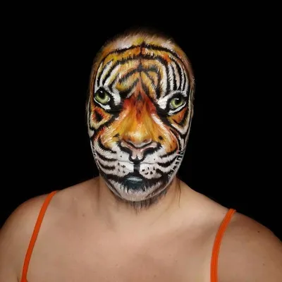 Как нарисовать на лице принт тигра, леопарда, зебры, сделать аквагрим? |  Maquillage tigre blanc, Maquillage de déguisement, Maquillage tigré
