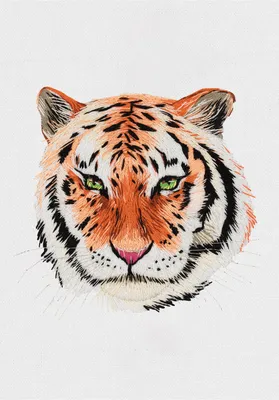 Фигурка СГ Тигр лежащий, гжель цвет (фарфор) 7*8,5 см