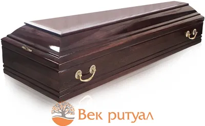 Купить Полированные российские гробы «Гроб полированный Б-4  комбинированный» в Москве на похороны с доставкой | MФЦ-Ритуал