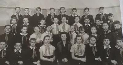 Групповой портрет советских школьников | Пикабу