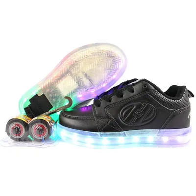 Heelys Flirt Skate Shoes Unisex Youth Size 4 White Multicolor Striped Style  7336 | eBay