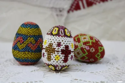 Beaded Easter eggs - Tutorial - YouTube