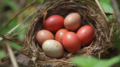 Опыты с подкладкой чужих яиц в гнезда птиц - YouTube