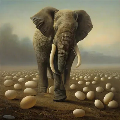 веселый 3d слон с шоколадом в форме яйца в руках, 3d животное, слон,  иллюстрация слона фон картинки и Фото для бесплатной загрузки