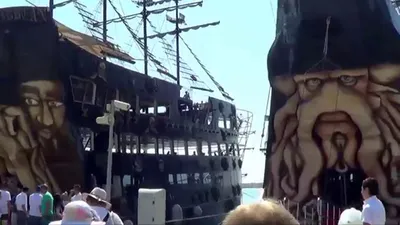 Отзыв о Морская экскурсия на пиратской яхте \"Барбосса\" (Турция, Анталья) |  Экскурсия оставила двоякие ощущения.