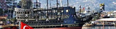 Отзыв о Морская экскурсия на пиратской яхте \"Барбосса\" (Турция, Анталья) |  Пираты карибского моря и сундук мертвеца!