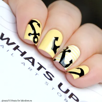 26 Cute Anchor Nail Art Designs Perfect for This Summer | Anchor nail art,  Anchor nail designs, Simple nail art designs