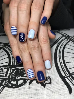 Come Sail Away | Nautical nails, Nautical nail designs, Anchor nail designs