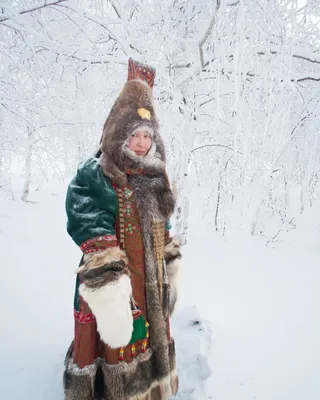 Зимний якутский наряд» | Пикабу
